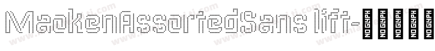 MaokenAssortedSans lift字体转换